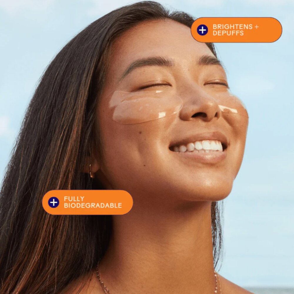 Three Ships - Brighter Days™ Red Algae + Avocado Biodegradable Eye Masks - Picture 4 of 7